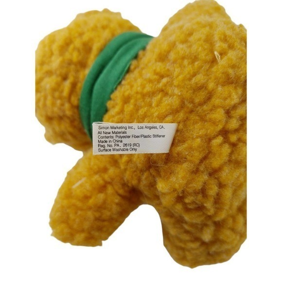 Vintage 1987 Henson Associates Baby Fozzie 9" Plush‎ Bear Red Green Scarf Toy - Picture 5 of 6